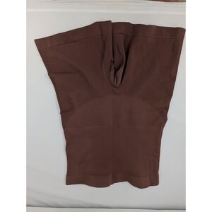 Shapewear Women's XL Bottoms Nylon Spandex Brown Rubber & Boning Inside Waist